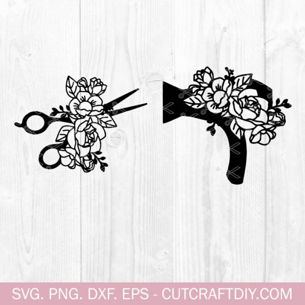 FLORAL-HAIRDRESSER-SVG