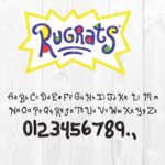 Rugrats Logo and Font SVG