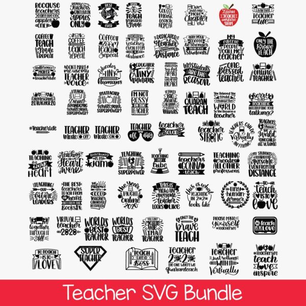 Teacher SVG Bundle