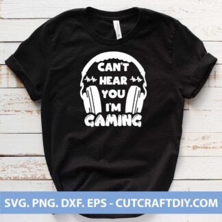 Can’t hear you I’m Gaming SVG