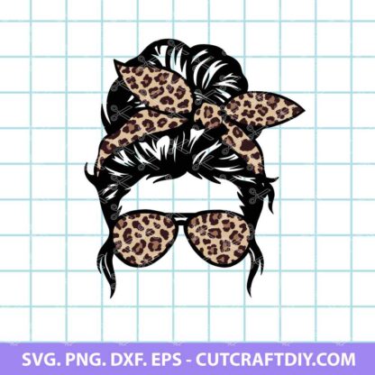 Messy Bun with Sunglasses SVG | Mom life SVG | Momlife SVG | PNG | DXF ...