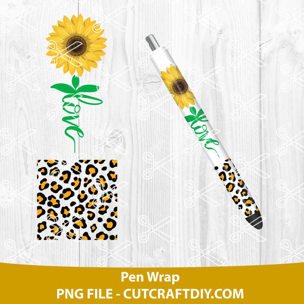 Epoxy Pen Wrap Bee Pack 01 Pen Wrap Waterslide Digital Download Sublimation Template 10 Pack Bundle File Set
