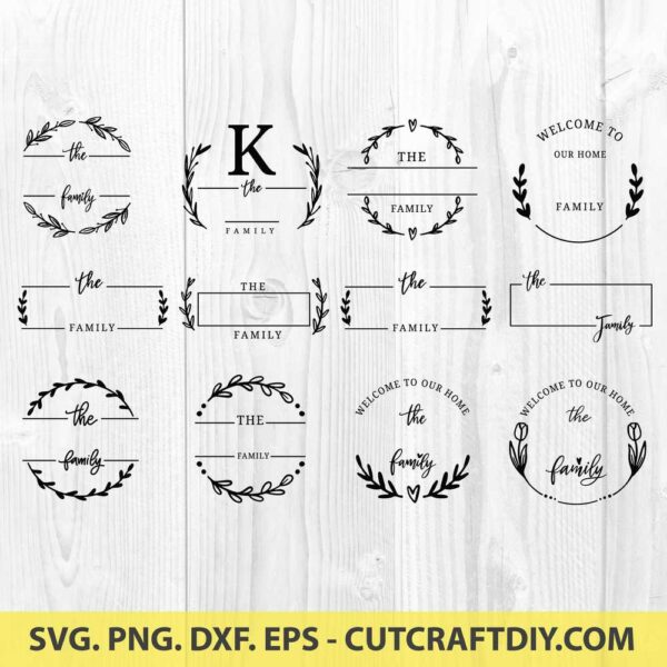 FAMILY-LAST-NAME-SIGN-SVG-FILE