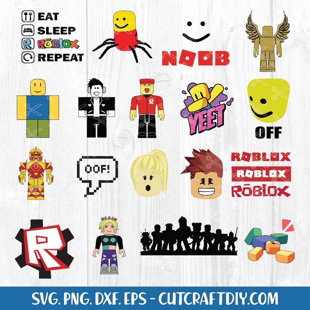 Roblox Logo SVG, DXF, PNG, EPS, Cut Files, For Cricut and