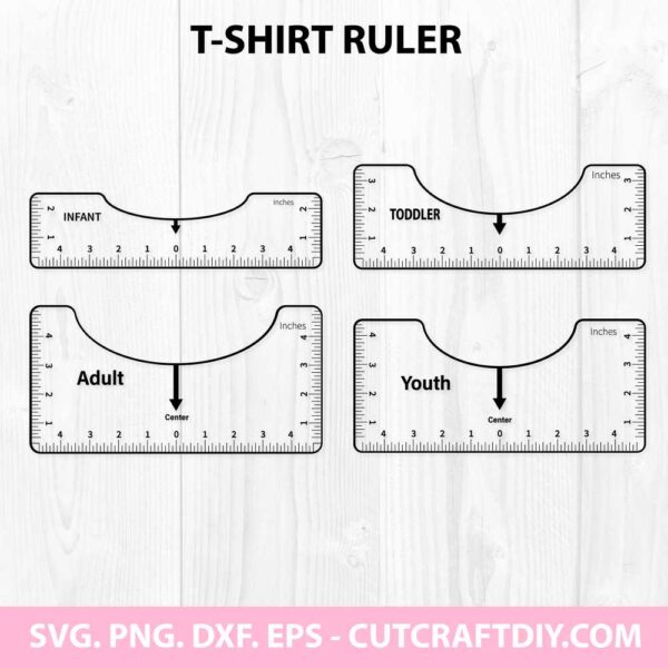 T Shirt Ruler SVG