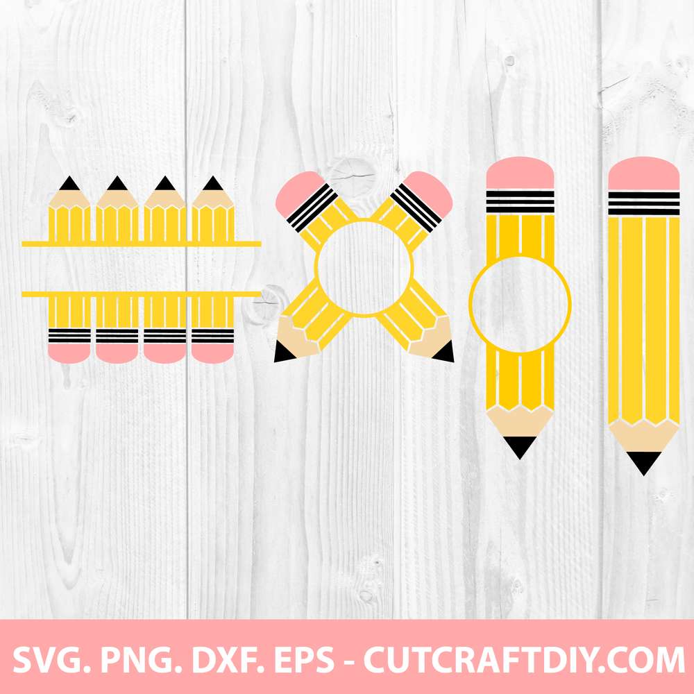 Download Pencil Svg Pencil Monogram Svg School Svg Pencil Clipart