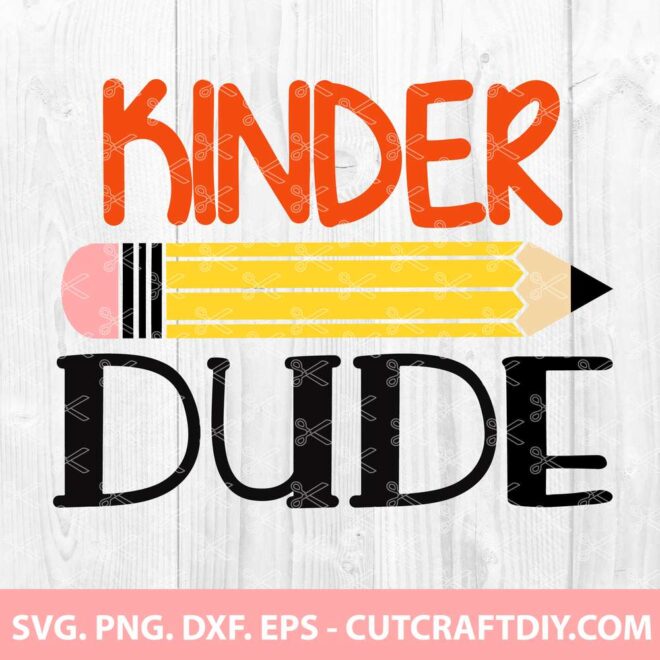 Kindergarten Dude SVG