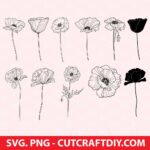 Poppy SVG bundle