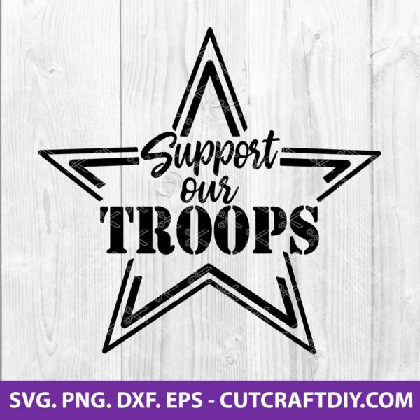 Support Our Troops Svg