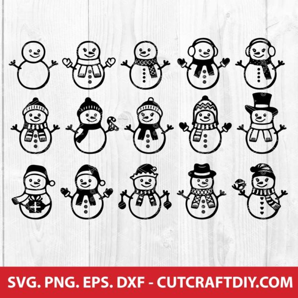 Snowman SVG Bundle