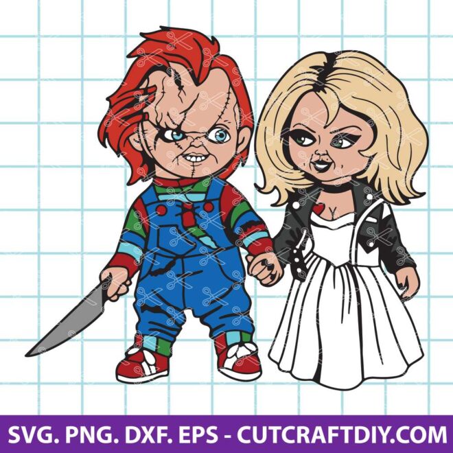 Chucky and Tiffany SVG