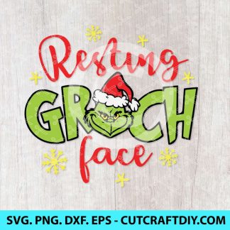RESTING-GRINCH-FACE-SVG-CUT-FILE