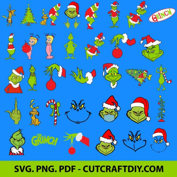 Grinch SVG Bundle