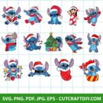 Lilo and Stitch Christmas SVG Bundle