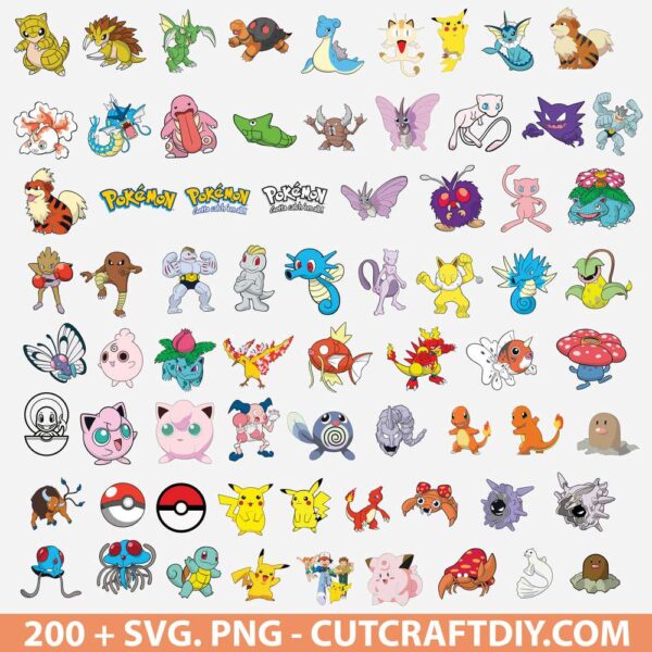 POKEMON BUNDLES SVG