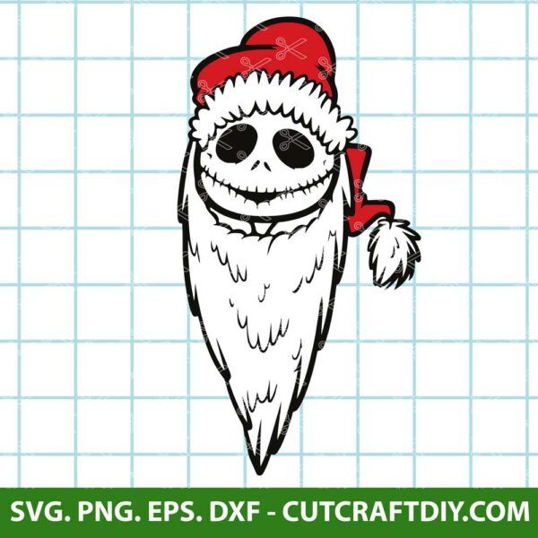 Santa Jack Skellington SVG