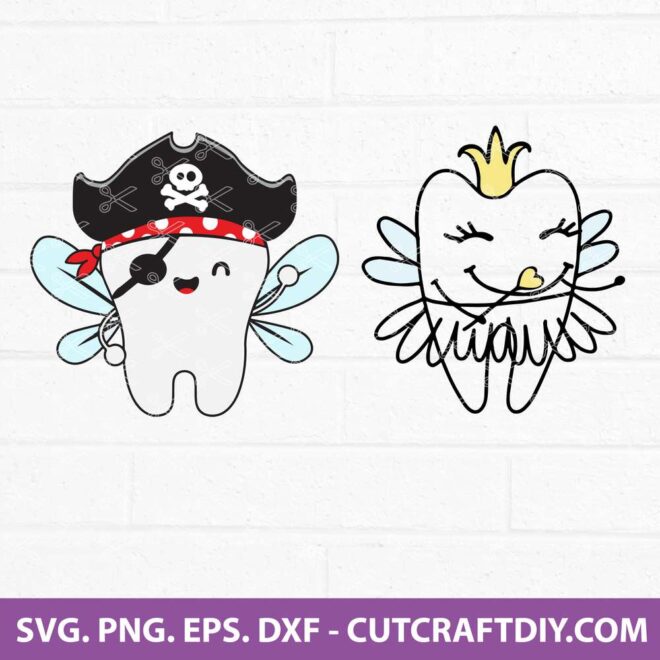 Tooth Fairy Pirate SVG