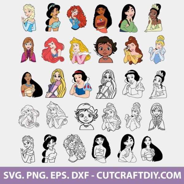 Disney Princess SVG