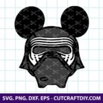 Darth Vader Mickey Mouse SVG