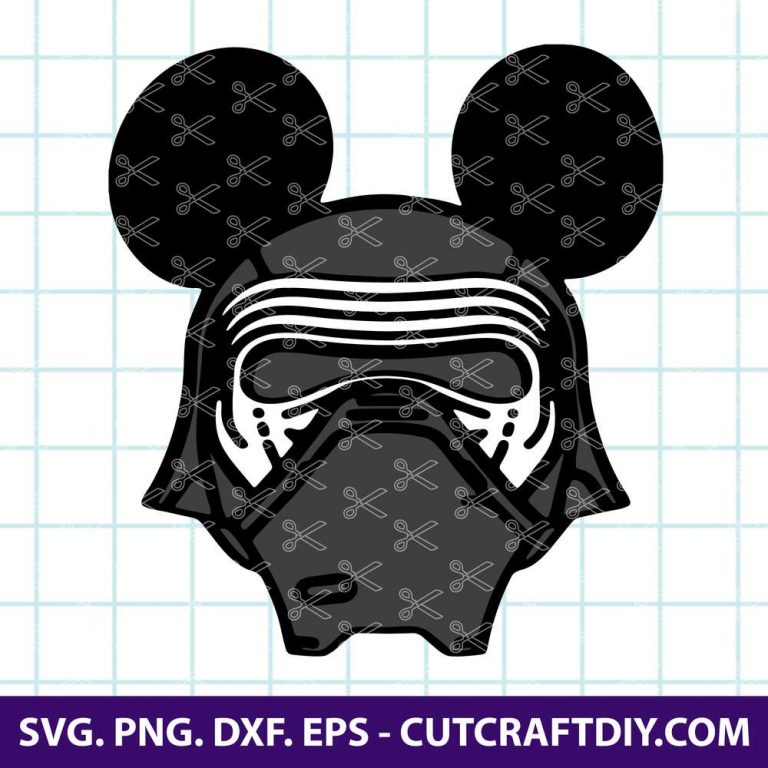 Darth Vader Mickey Mouse SVG