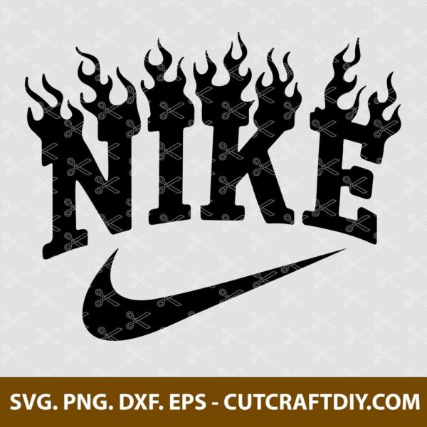 Nike Fire Svg