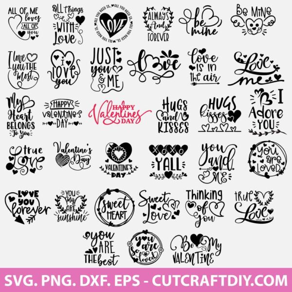 Valentine Svg Bundle