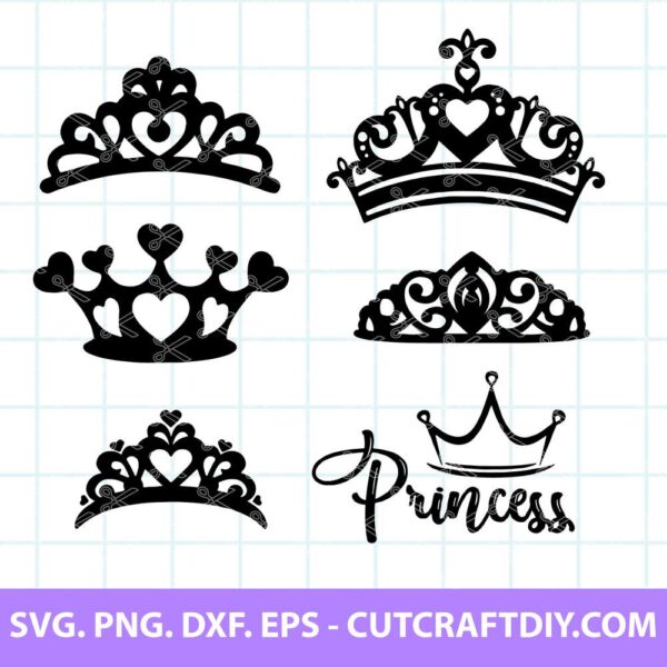 Princess Crown SVG