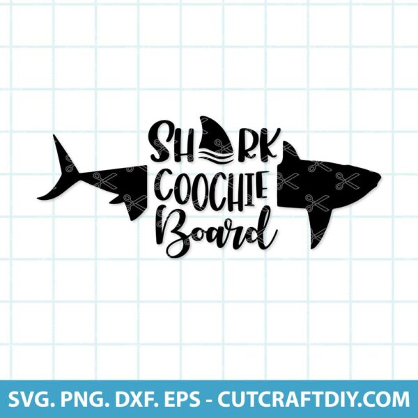 Shark Coochie Board SVG