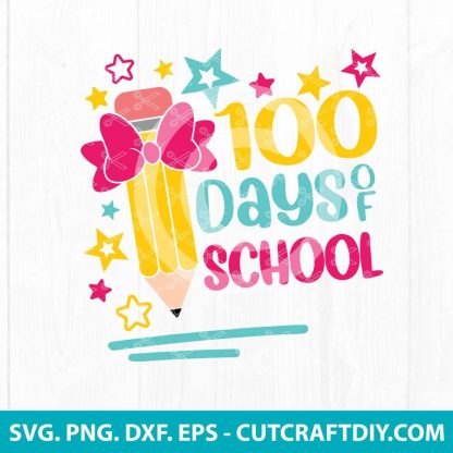 100 days of school SVG