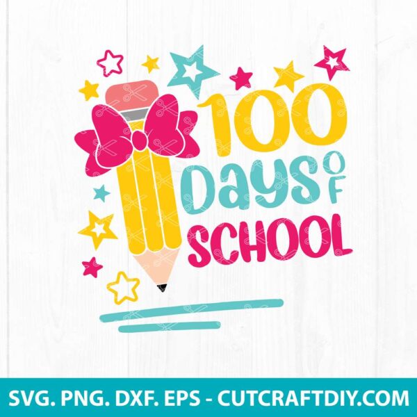 100 days of school SVG