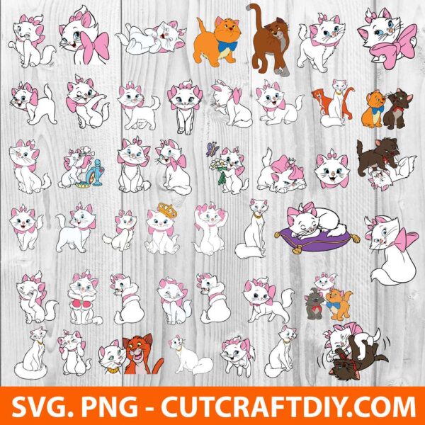 Aristocats svg bundle