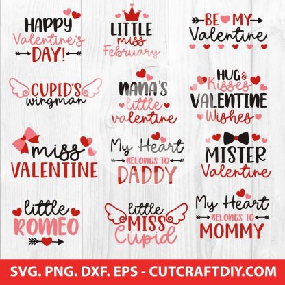 Kids Valentine SVG