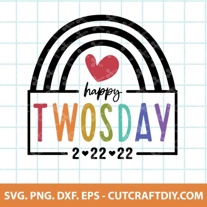 Happy Twosday SVG