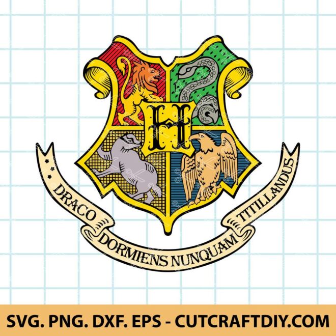 Harry Potter Hogwats Logo SVG