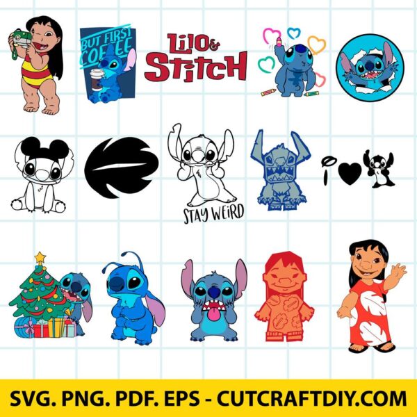 Lilo And Stitch SVG