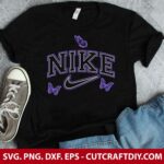 Nike with Butterfly SVG