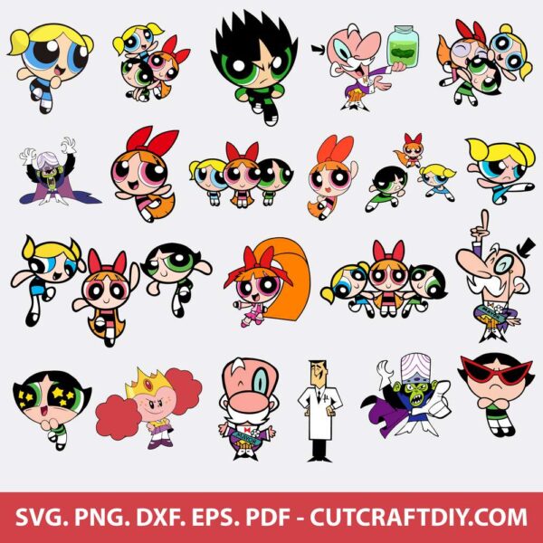 Powerpuff Girls SVG Bundle