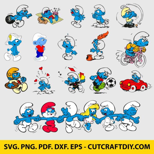 SMURFS-BUNDLE-SVG