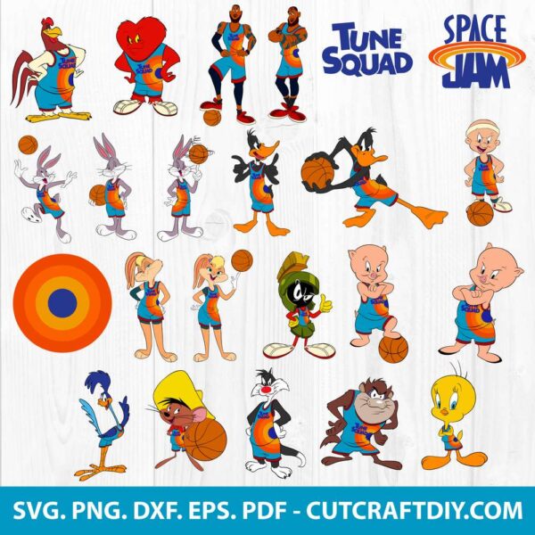 Space Jam SVG Tune Squad SVG