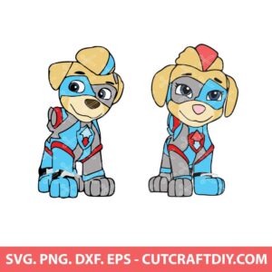 Tuck and Ella Paw Patrol SVG