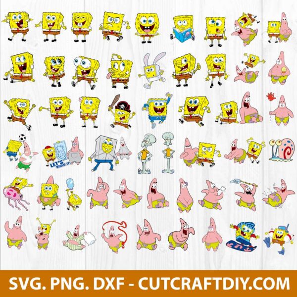 SpongeBob SVG Bundle