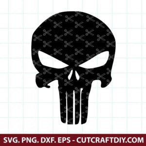 Punisher skull SVG