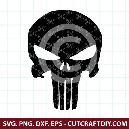Punisher skull SVG