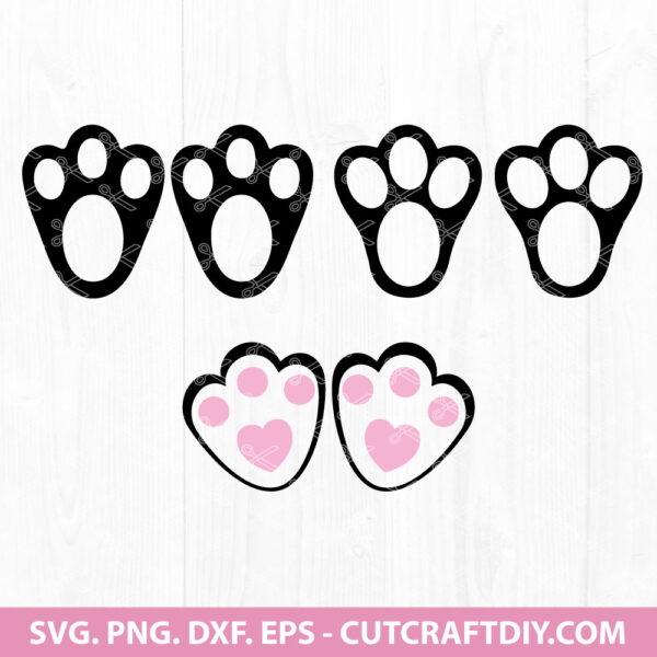 Bunny Feet SVG