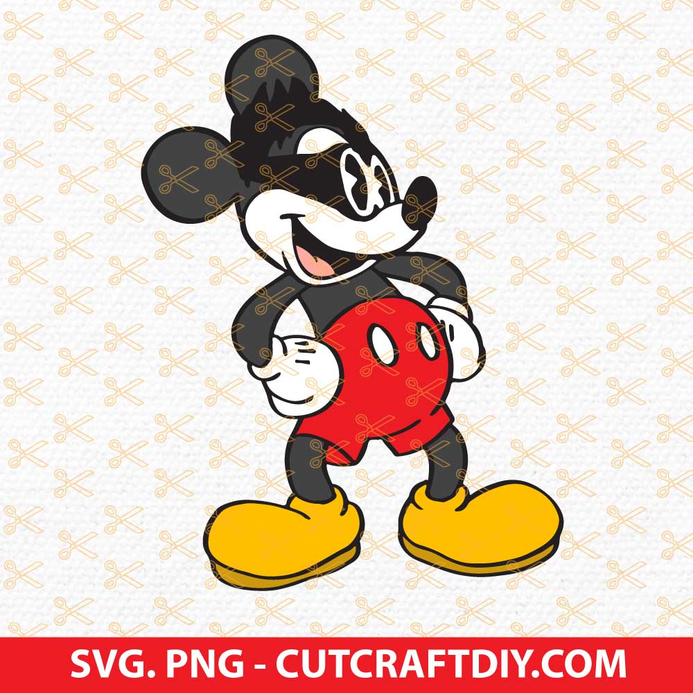 Mickey Mouse Punk SVG