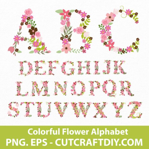 ALPHABET-COLORFUL-FLORAL-VECTOR