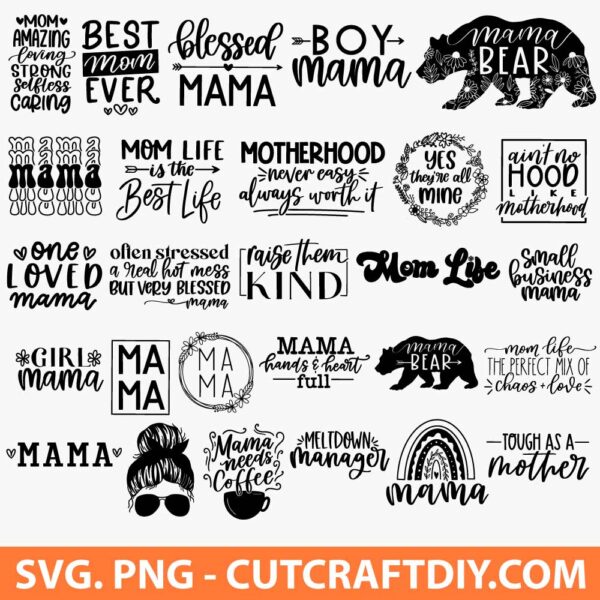 Mom SVG Bundle