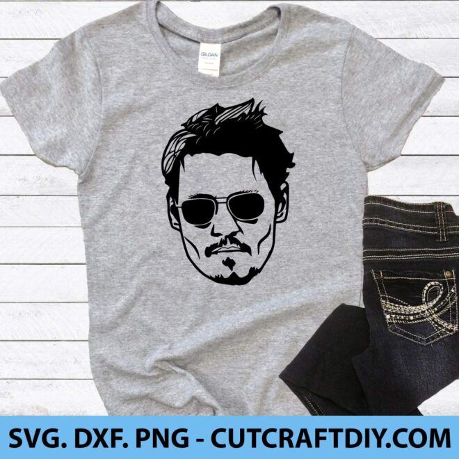 Johnny Depp SVG Cut File