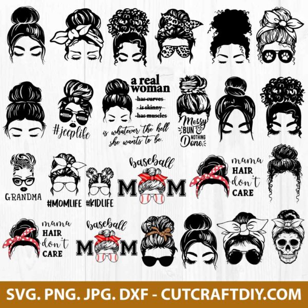 MESSY-BUN-SVG