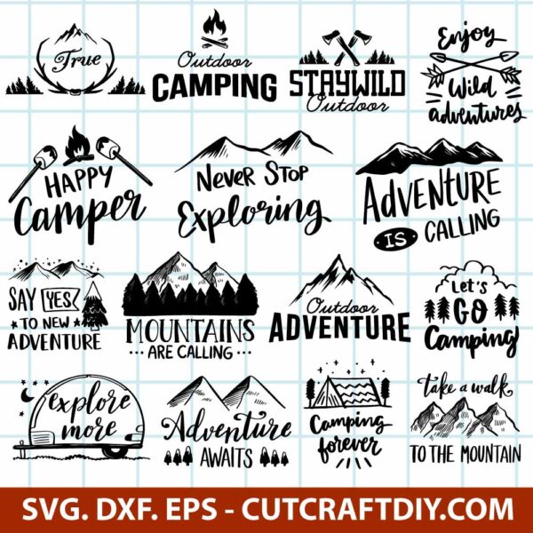 Camping SVG Bundle